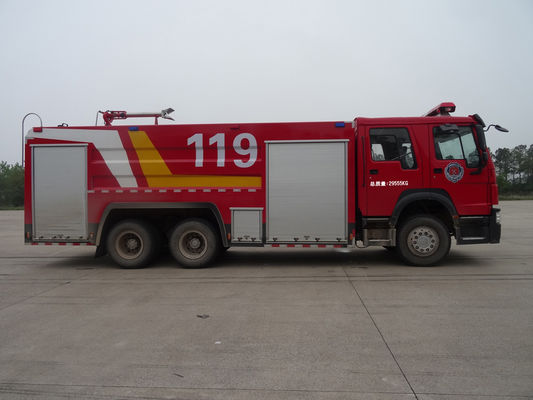 Howo Foam Fire Fighting Truck ,  6X4 15 Ton Heavy Rescue Engine
