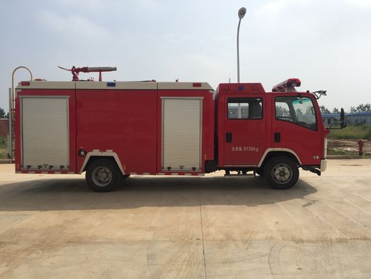 Mini 190 HP ISUZU 4X2  4000L Fire Fighting Truck With Foam