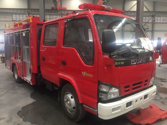 ISUZU 4x2 Small Forest Fire Truck Diesel Type With 2000L Water Tank
