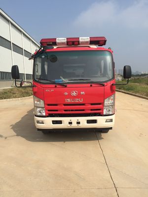 ISUZU 139KW Foam Fire Truck ,  4x2 4000L Mini Fire Engine With Foam Water