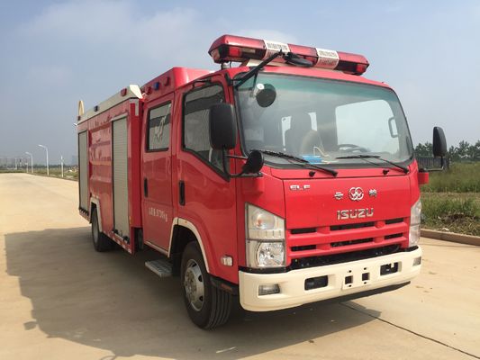 کامیون آتش نشانی Mini 190 HP ISUZU 4X2 4000L با فوم