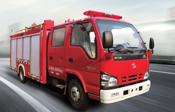 مینی ISUZU موتور آتش نشانی سریع نجات برای اطفاء حریق جنگل