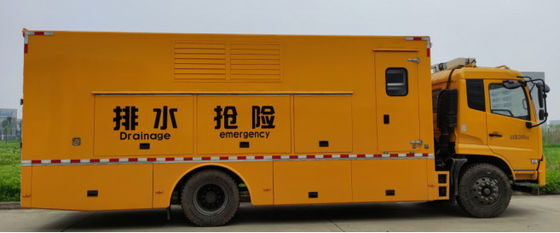 3000m3 Engineering Emergency Vehicle Trailer Type Drainage Pump ISO9001 Certification