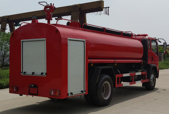 HOWO 118KW Fire Fighting Water Truck 6 Wheeled 8 Ton Multifunctional